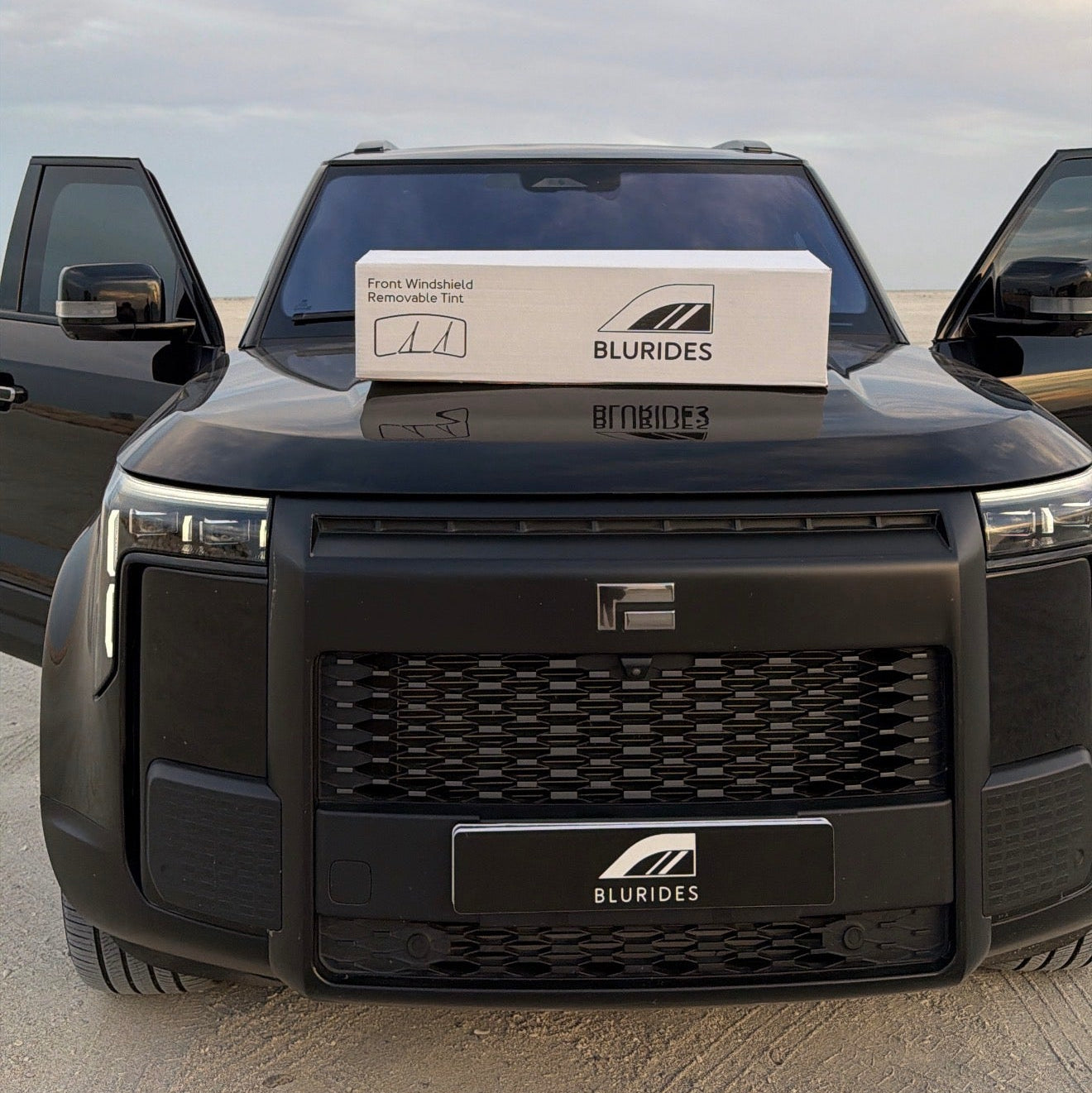 Removable Front Windshield Tint Only