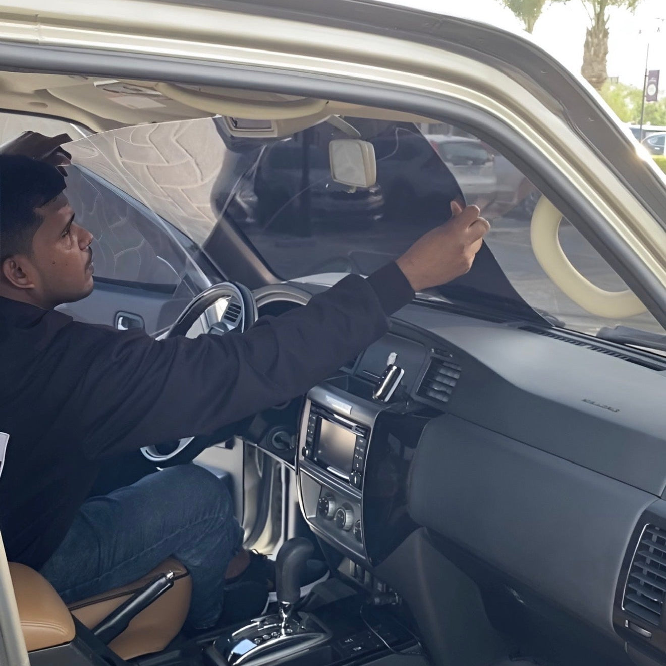 Removable Front Windshield Tint Only